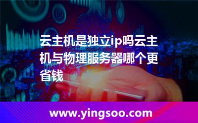 云主机是独立ip吗云主机与物理服务器哪个更省钱