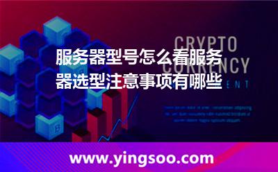 服务器型号怎么看服务器选型注意事项有哪些