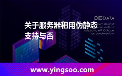 关于服务器租用伪静态支持与否