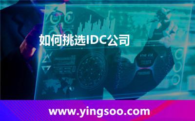 如何挑选IDC公司