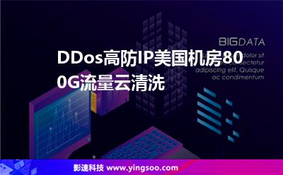 DDos高防IP，美国机房800G流量云清洗