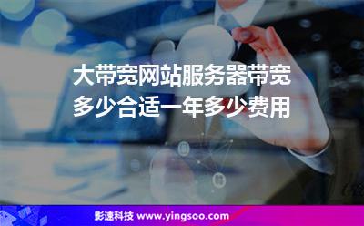 大带宽网站服务器带宽多少合适一年多少费用