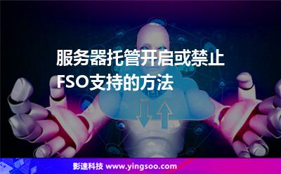 服务器托管开启或禁止FSO支持的方法