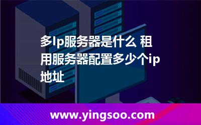 多Ip服务器是什么 租用服务器配置多少个ip地址 