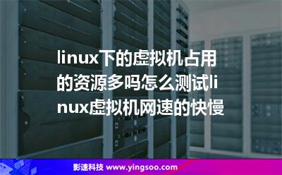 linux下的虚拟机占用的资源多吗怎么测试linux虚拟机网速的快慢