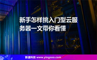 新手怎样挑入门型云服务器一文带你看懂
