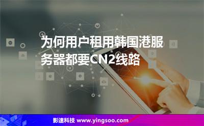 为何用户租用韩国港服务器都要CN2线路
