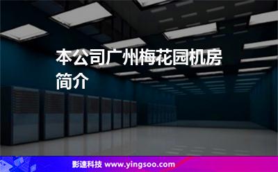本公司广州梅花园机房简介