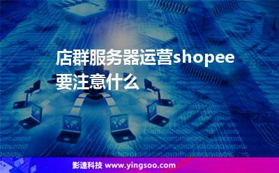 店群服务器运营shopee要注意什么