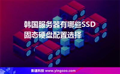 韩国服务器有哪些SSD固态硬盘配置选择