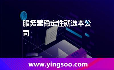 服务器稳定性就选本公司