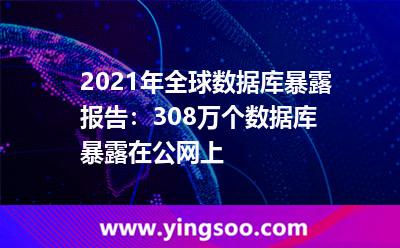 2021年全球数据库暴露报告：308万个数据库暴露在公网上