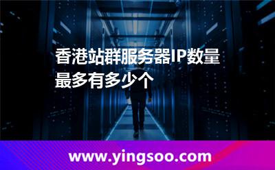 香港站群服务器IP数量最多有多少个