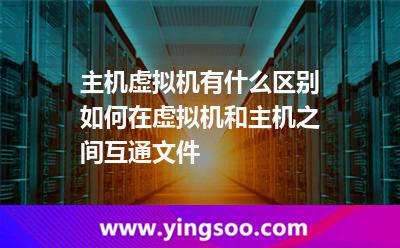 主机虚拟机有什么区别如何在虚拟机和主机之间互通文件