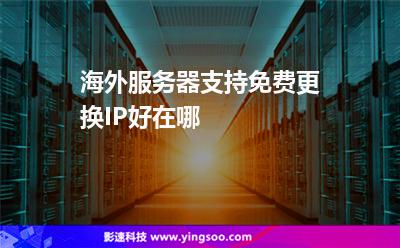 海外服务器支持免费更换IP好在哪
