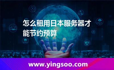 怎么租用日本服务器才能节约预算