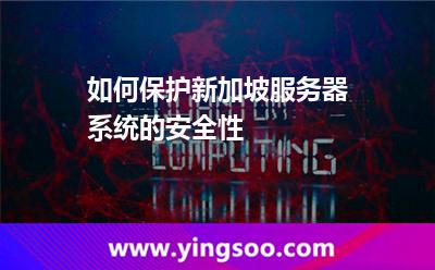 如何保护新加坡服务器系统的安全性