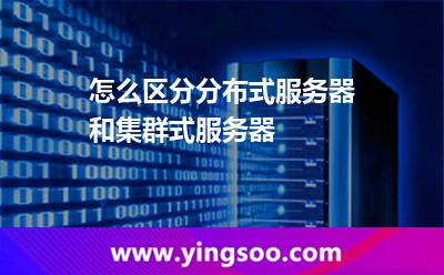 怎么区分分布式服务器和集群式服务器