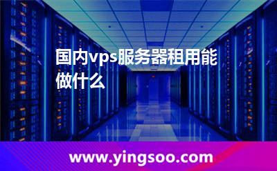 国内vps服务器租用能做什么