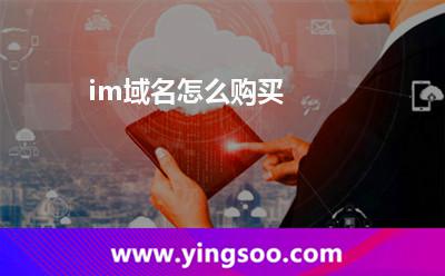 im域名怎么购买?