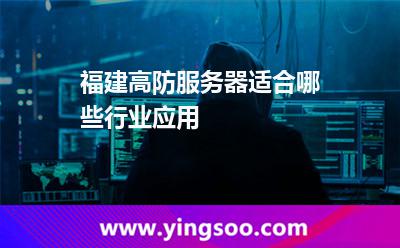福建高防服务器适合哪些行业应用