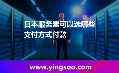 日本服务器可以选哪些支付方式付款
