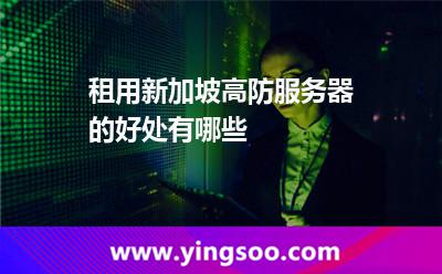 租用新加坡高防服务器的好处有哪些